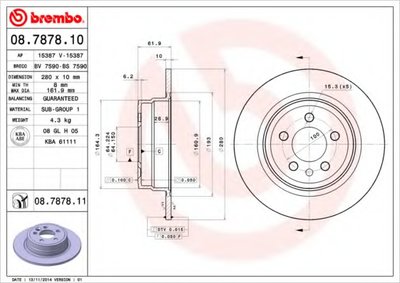 Тормозной диск COATED DISC LINE AP купить