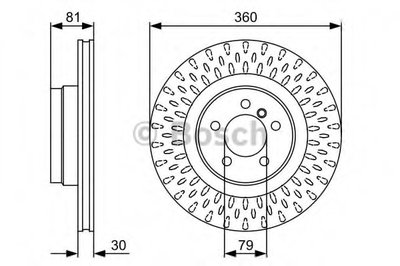 Тормозной диск BOSCH купить
