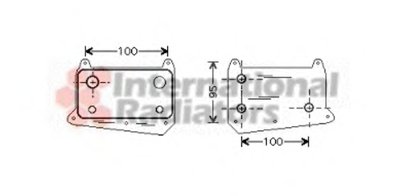 Радиатор масляный MB Sprinter/Vito OM611/646 (теплообменник)