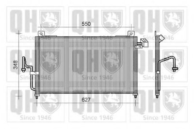 Конденсатор, кондиционер QUINTON HAZELL купить