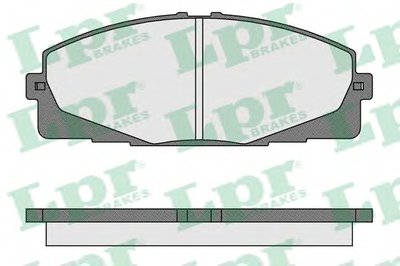 Комплект тормозных колодок, дисковый тормоз LPR купить