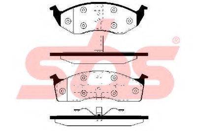 Комплект тормозных колодок, дисковый тормоз sbs купить