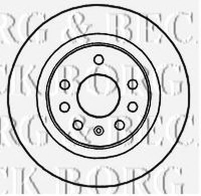 Тормозной диск BORG & BECK купить