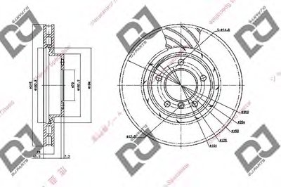 Тормозной диск DJ PARTS купить