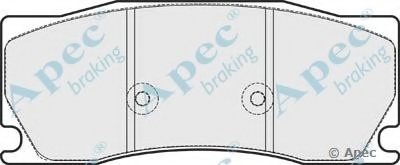 Комплект тормозных колодок, дисковый тормоз APEC braking купить