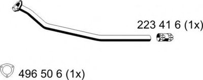Труба выхлопного газа ERNST купить
