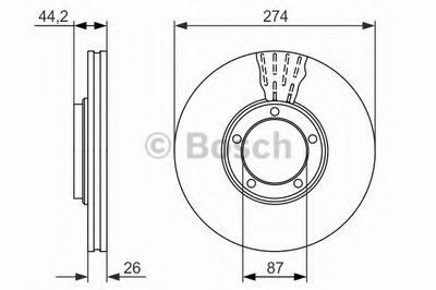 Тормозной диск BOSCH купить