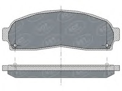 Комплект тормозных колодок, дисковый тормоз SCT Germany купить