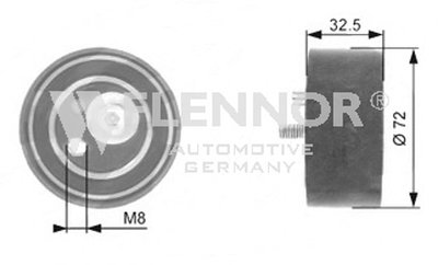 Натяжной ролик, ремень ГРМ FLENNOR купить