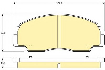 Комплект тормозных колодок, дисковый тормоз GIRLING купить