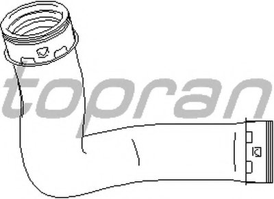 Трубка нагнетаемого воздуха TOPRAN купить