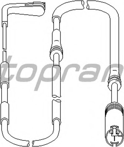 Датчик, износ тормозных колодок TOPRAN купить