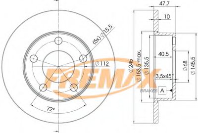 Тормозной диск Premium Carbon + FREMAX купить