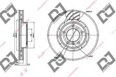 Тормозной диск DJ PARTS купить