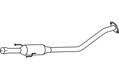 Средний глушитель выхлопных газов FENNO купить