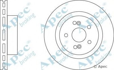 Тормозной диск APEC braking купить