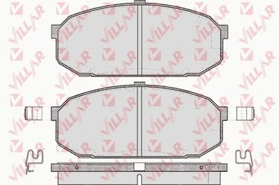 Комплект тормозных колодок, дисковый тормоз VILLAR купить