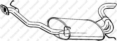 Глушитель выхлопных газов конечный BOSAL купить