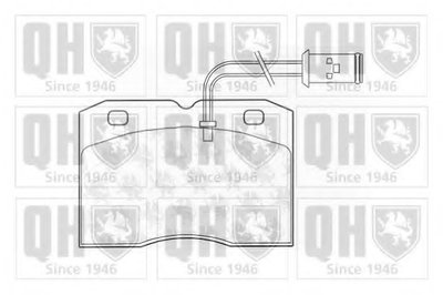 Комплект тормозных колодок, дисковый тормоз QUINTON HAZELL купить