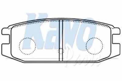 Комплект тормозных колодок, дисковый тормоз MK KASHIYAMA KAVO PARTS купить