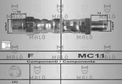 Тормозной шланг MALÒ купить