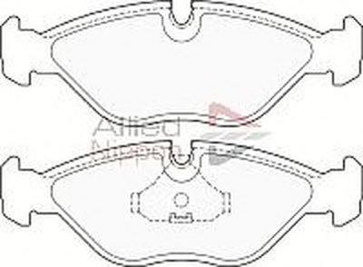 Комплект тормозных колодок, дисковый тормоз ANL Braking COMLINE купить