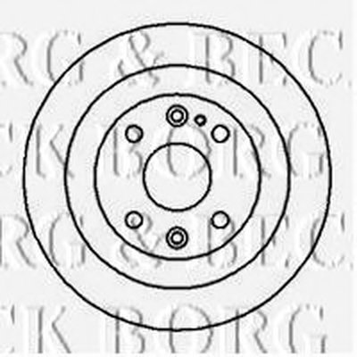Тормозной диск BORG & BECK купить
