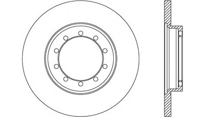 Тормозной диск ADAPTIVE OPEN PARTS купить