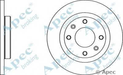 Тормозной диск APEC braking купить