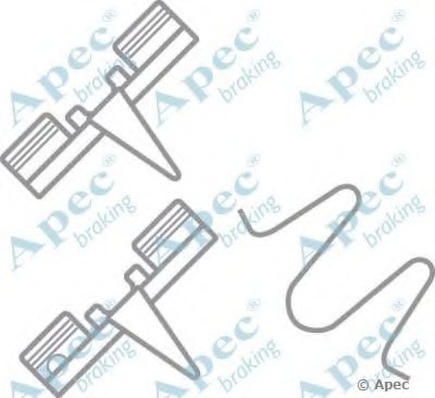 Комплектующие, тормозные колодки APEC braking купить