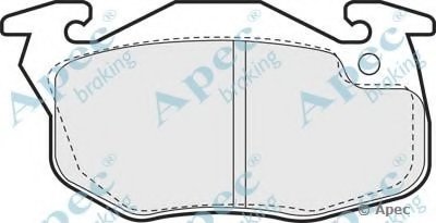 Комплект тормозных колодок, дисковый тормоз APEC braking купить
