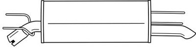 Глушитель выхлопных газов конечный AKS DASIS купить