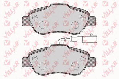 Комплект тормозных колодок, дисковый тормоз VILLAR купить