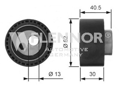 Натяжной ролик, ремень ГРМ FLENNOR купить