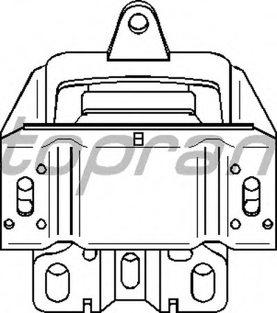 Подушка ступенчатой коробка передач (МКПП)