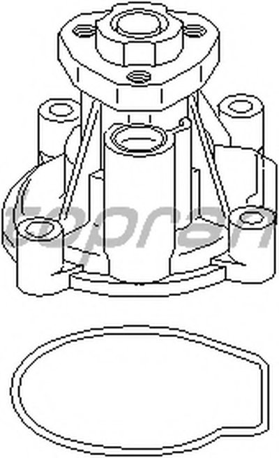 Водяной насос TOPRAN купить