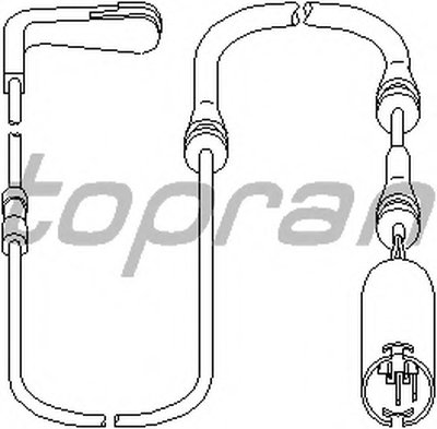 Датчик, износ тормозных колодок TOPRAN купить