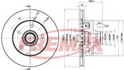 Тормозной диск Premium Carbon + FREMAX купить