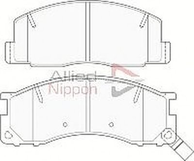 Комплект тормозных колодок, дисковый тормоз ANL Braking COMLINE купить