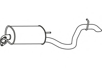 Глушитель выхлопных газов конечный FENNO купить
