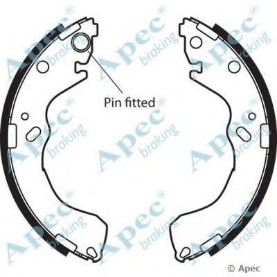 Тормозные колодки APEC braking купить