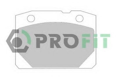 Комплект тормозных колодок, дисковый тормоз PROFIT Придбати