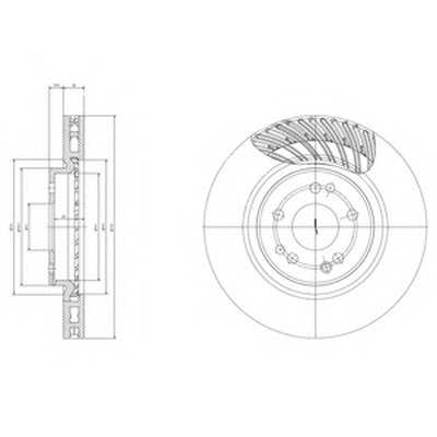 Тормозной диск DELPHI купить