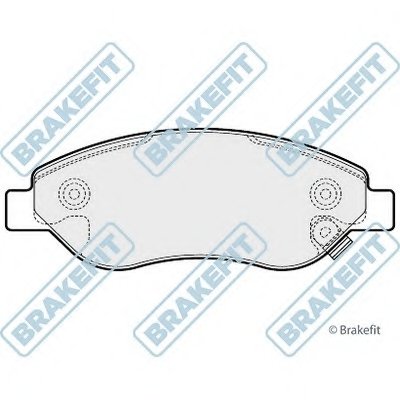 Комплект тормозных колодок, дисковый тормоз Brake Fit APEC braking купить