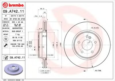 Тормозной диск COATED DISC LINE BREMBO купить