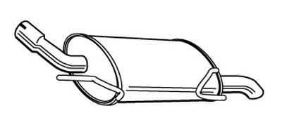 Глушитель выхлопных газов конечный WALKER купить