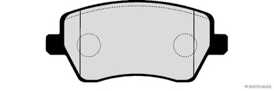 Комплект тормозных колодок, дисковый тормоз HERTH+BUSS JAKOPARTS Придбати