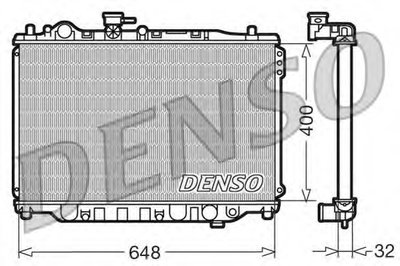 Радиатор, охлаждение двигателя DENSO купить