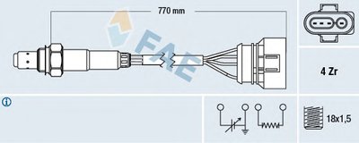 Лямда-зонд FAE купить