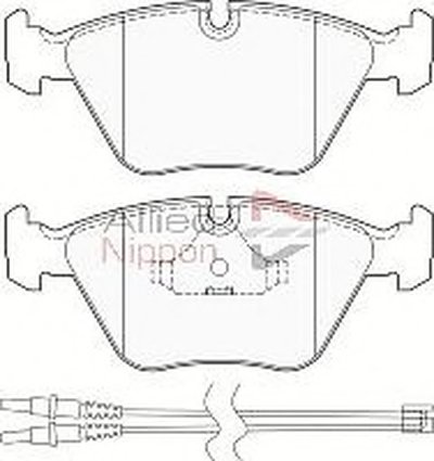 Комплект тормозных колодок, дисковый тормоз ANL Braking COMLINE купить